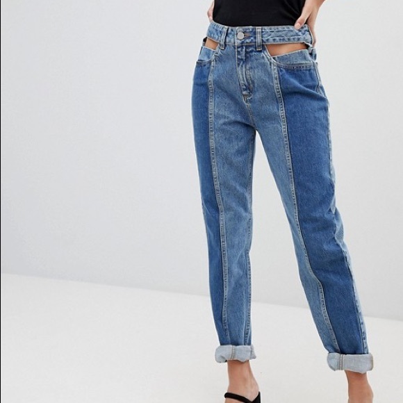 NA-KD Denim - NA-KD Cut Out Jeans